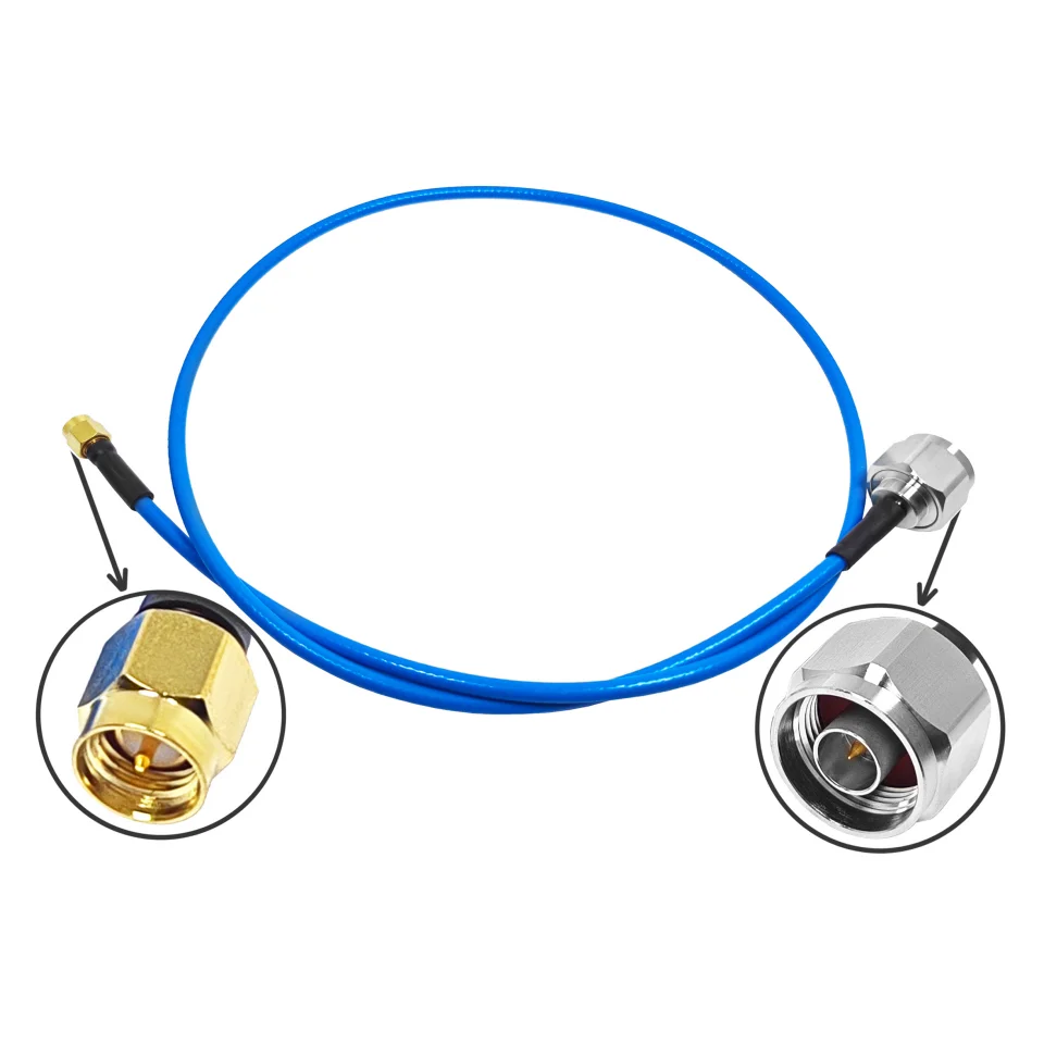 Fabriklieferung N Typ männlicher Stecker zu N Typ männlicher Stecker RG402 RG141 TEST STABIL RF Stummelantennenverlängerungskabelmontage