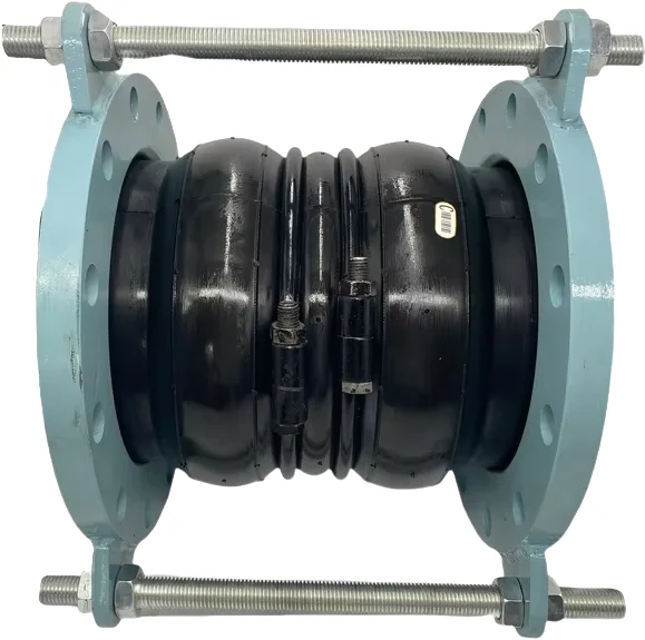Jiufu Double Flange Adapter Dresser Factory Supply Vulcanized Carbon Steel Rubber Expansion Pipe Joint Manufacturing