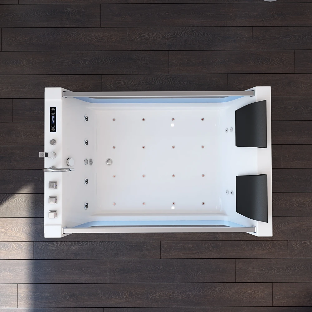 Jacuzzis Tub 2 Person Soaking Tub Acrylic Bathtub Japanese Massage