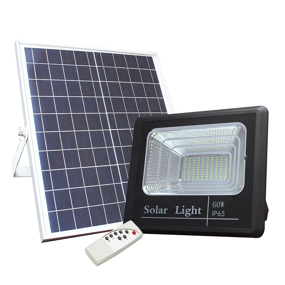 Solar IP65 Battery Floodlight 10w 25watt 40w 60w 100w 200w 300w Led Flood Light