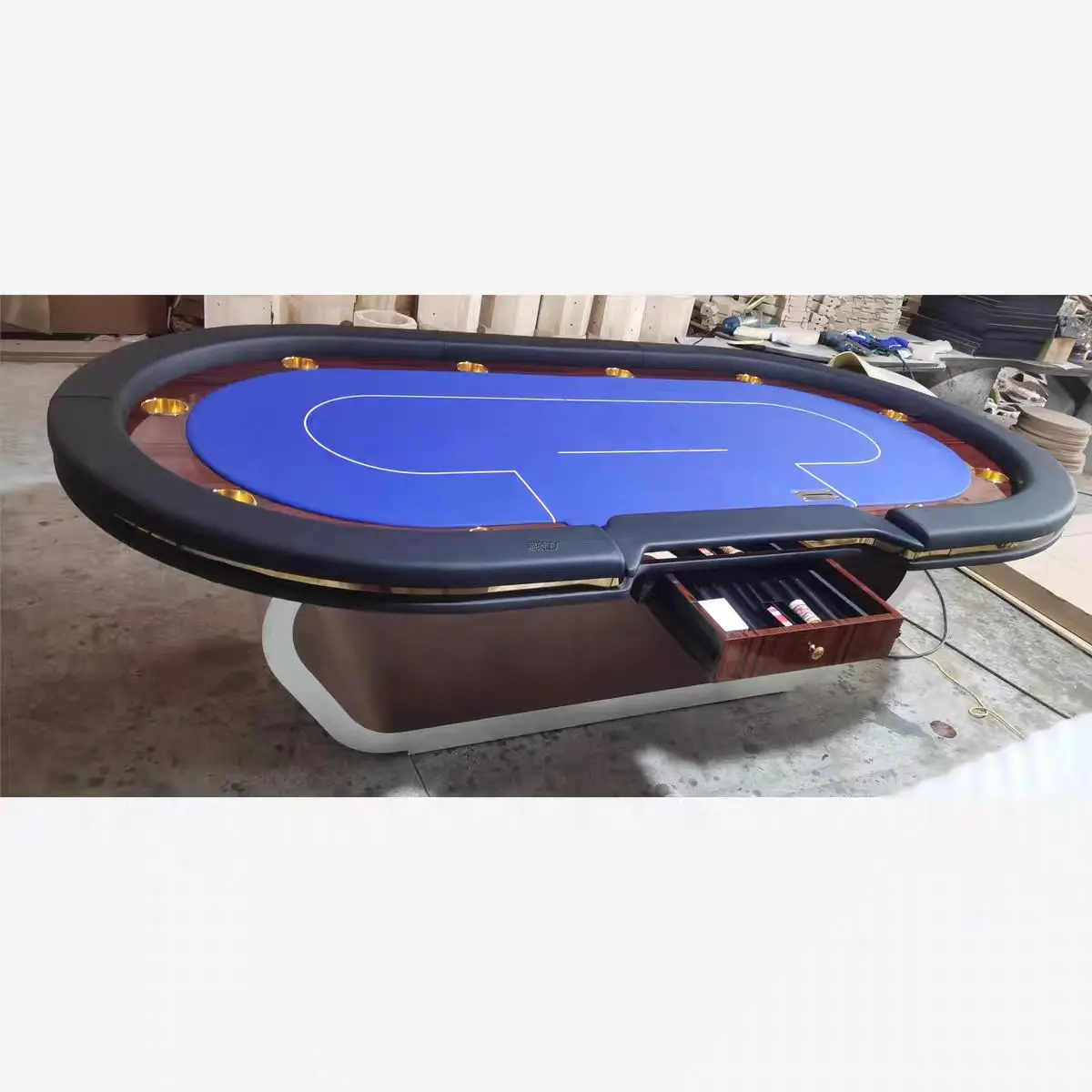 カスタム高級プロポーカーテーブルテキサス州ホールデムポーカー