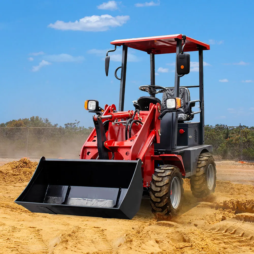 Factory Direct Sale Mini Front Loader Tractor Small Wheel Loader