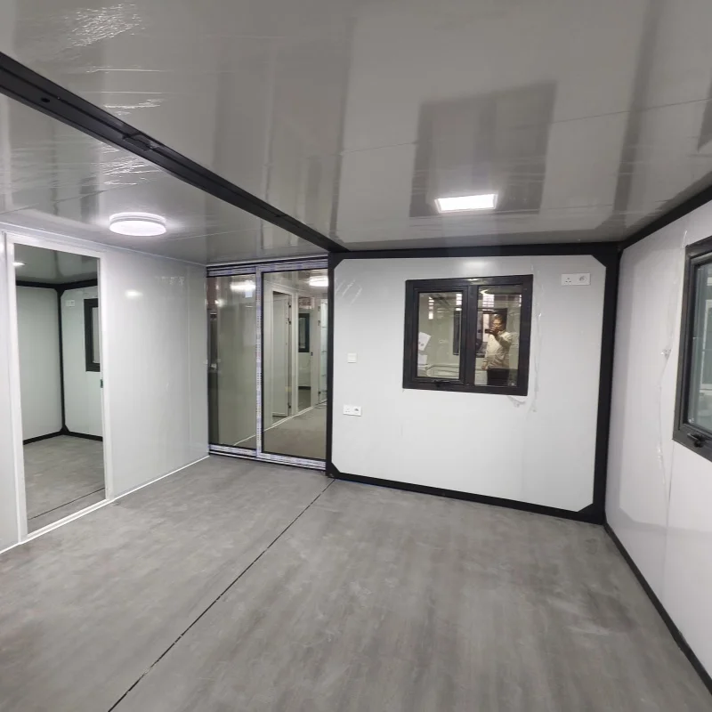 40 ft Mobile Prefab Shipping Container House Steel Material for Living School Home Office Supermarket Use
