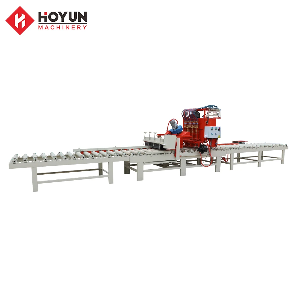 HONGYI Wholesale Automatic Line Burning Device Burn Granite Upper Layer Stone Slab Flaming Machine