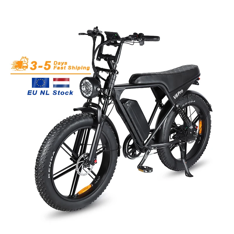 OUXI V8 PRO Max 24-Inch Electric Fat Bike, 750W Motor, 15Ah
