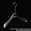 Cintre carré transparent en acrylique 3.0 pour femmes -
