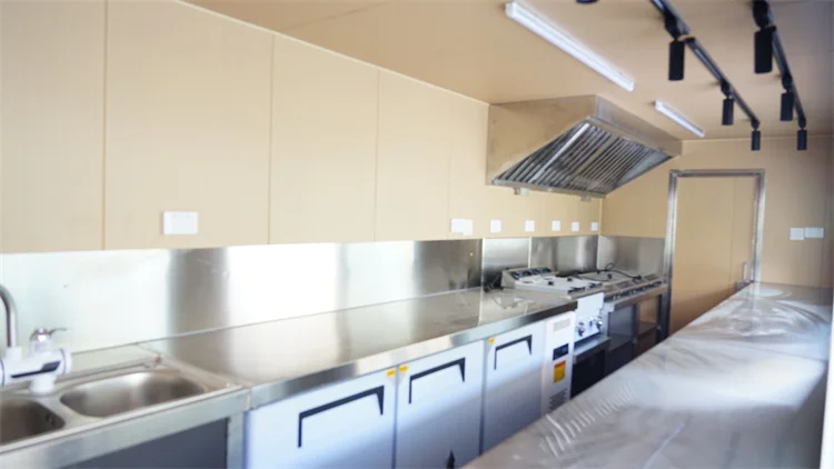 Commercial Modular Kitchen Shipping Container Store Prefab Container Shop