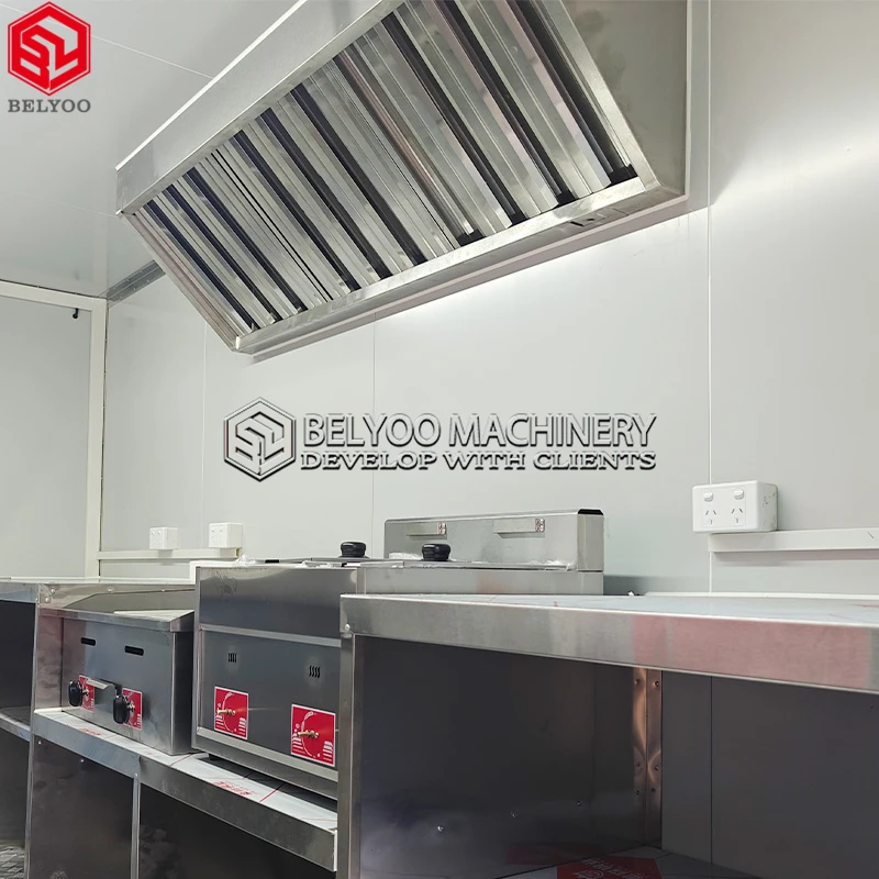 Mobile Ice Cream Concession Unit With Smoothie Bar and Cold Storage Full Kitchen Equipment Food Truck for Sale