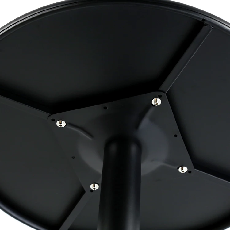 Nice Modern Industrial Style Coffee Shop Cast Iron Frames Black Metal Round Outdoor Restaurant Furniture Dinning Table Base