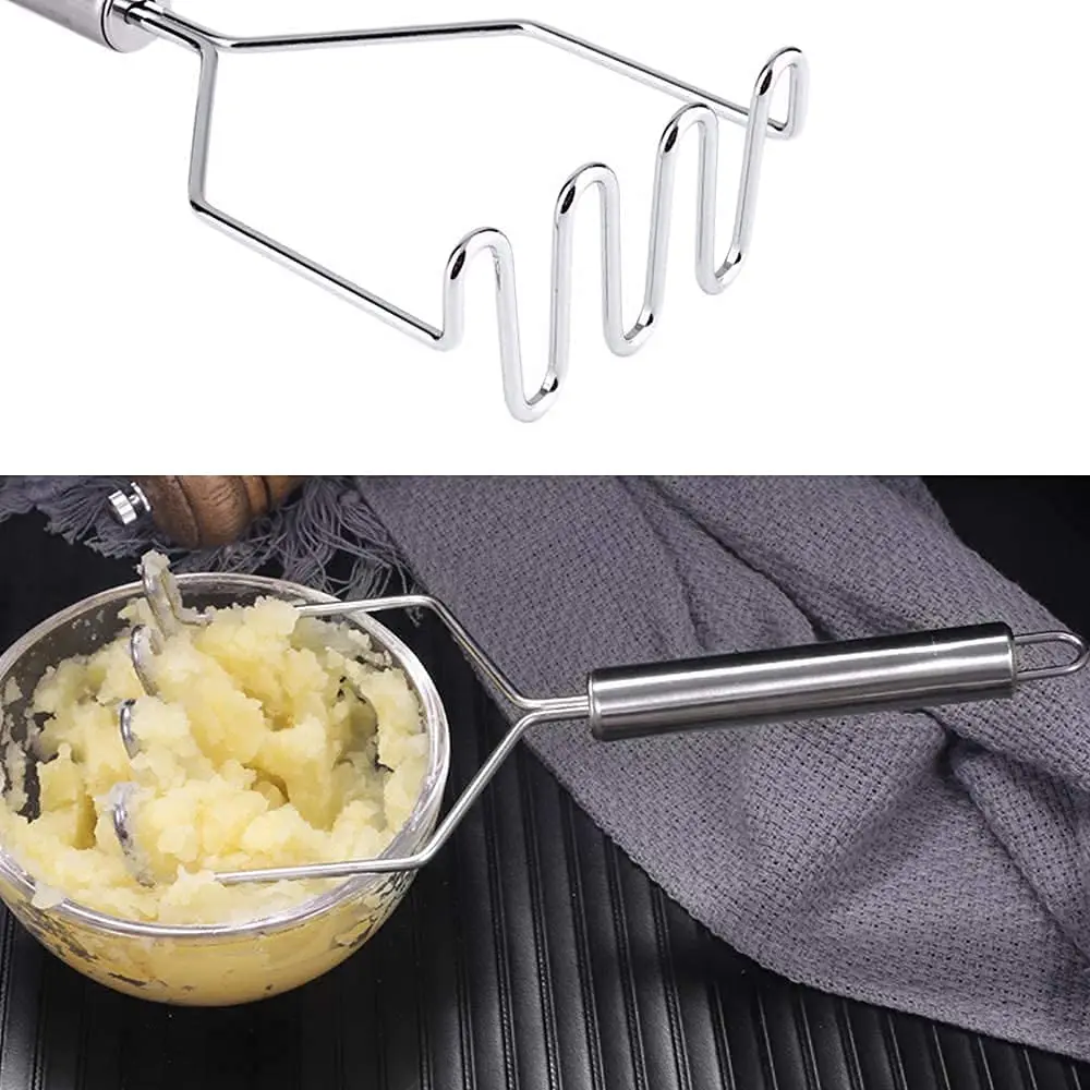 Buy Wholesale China Stainless Steel Potato Masher With Tpr Coating Handle,  Metal Hand-held Masher, Potato Mixer, Ricer & Potato Ricers at USD 1