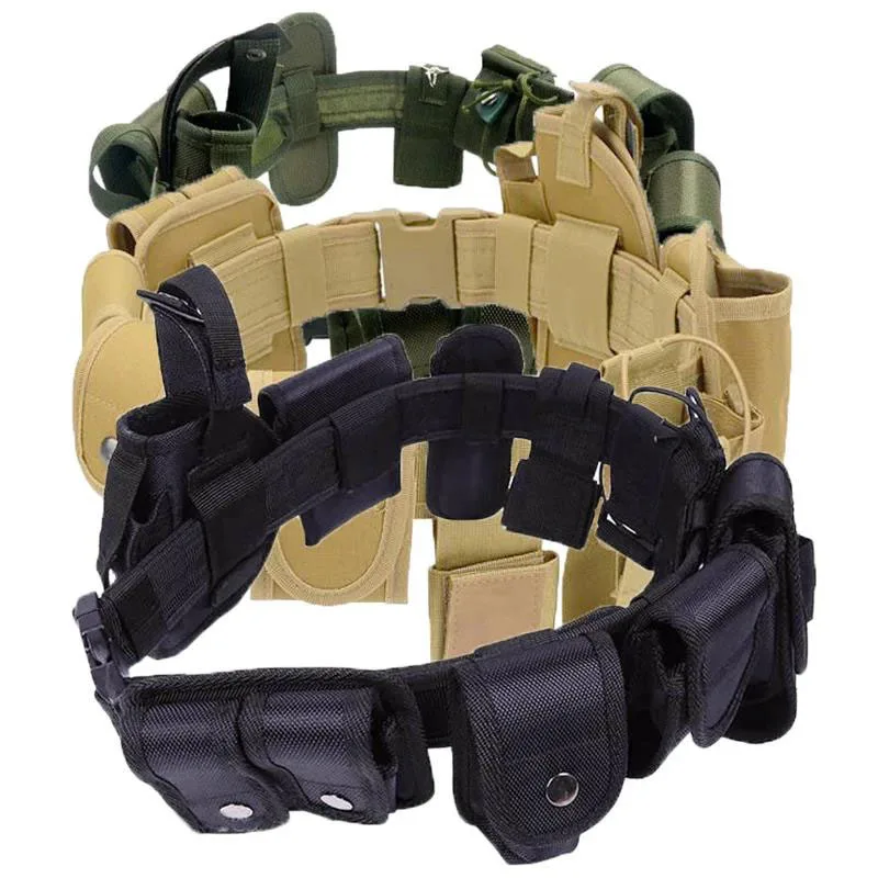 Adjustable Sport Enthusiasts Tactical Trimmings Security Belts Training Safety Practical Belt Duty Waist Support Equipment