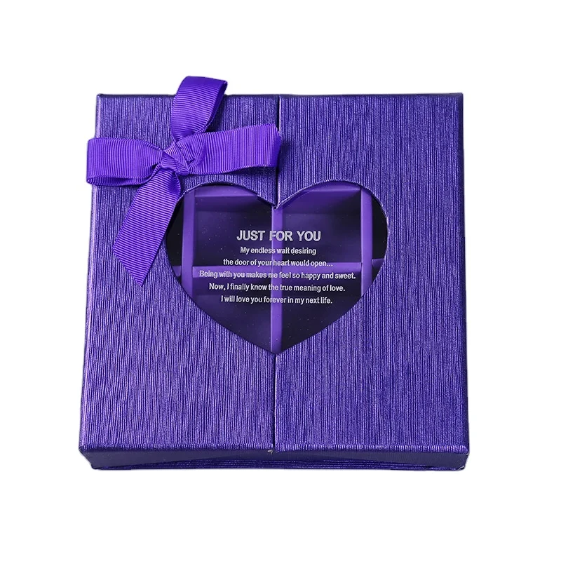 High Quality Luxury Heart Shape Window Chocolate Packaging Box Gift Box With Bowknot Buy Chocolate Box Chocolate Box With Window Chocolate Packaging Box Product On Alibaba Com