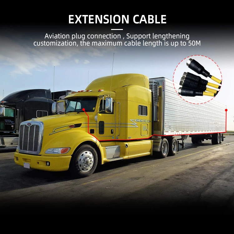 Wemaer 10.1 Inch AI Blind Spot Detection System Pedestrian & Vehicle Detection for Truck Trailer RV Vans Construction Vehicle supplier