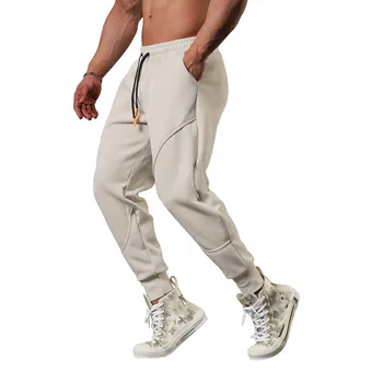Wholesale OEM Fashion Trackpants Custom Blank Sweatpants Custom Jogging Pants Printing Plain Fleece Nude Sweat Jogger Men