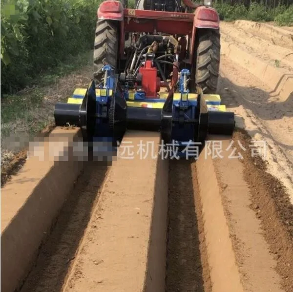 Mini Strawberry Ridger Ridgers Machine Use for 8hp 10hp 13hp 12hp 15hp 18hp Walking Tractor