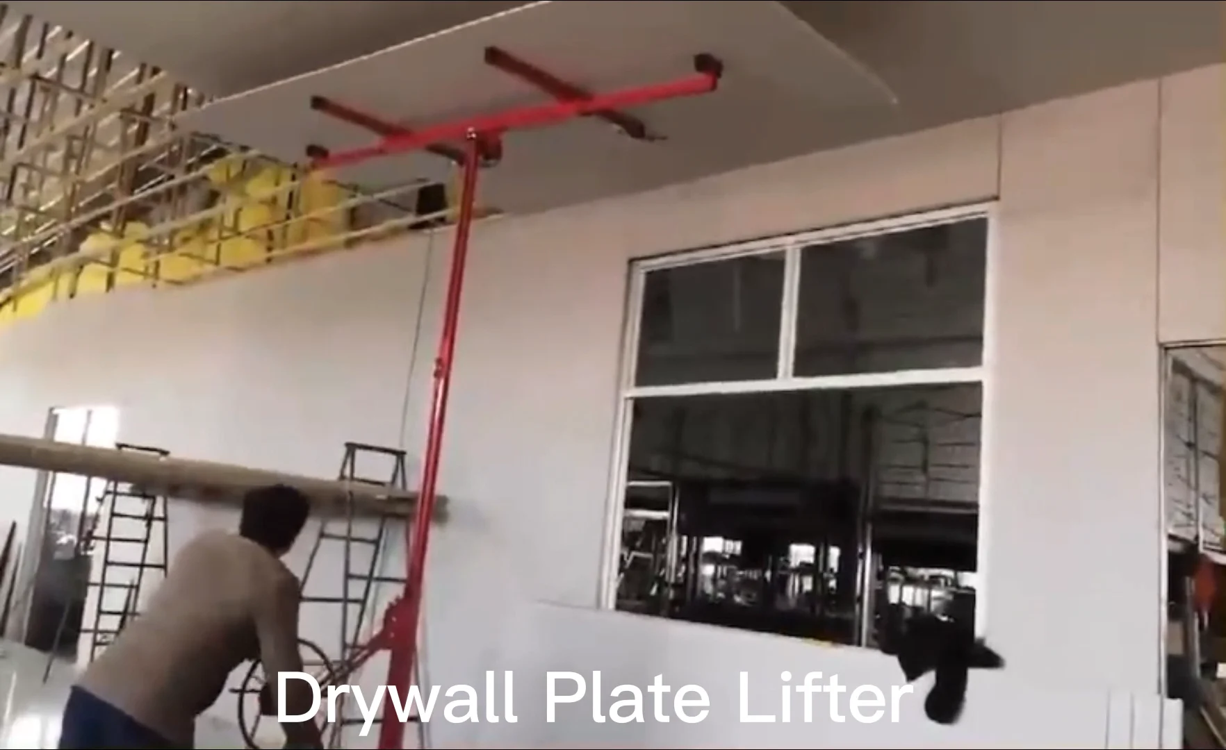 Drywall Lifter Rolling Version Drywall Plate Lift Construction Roller