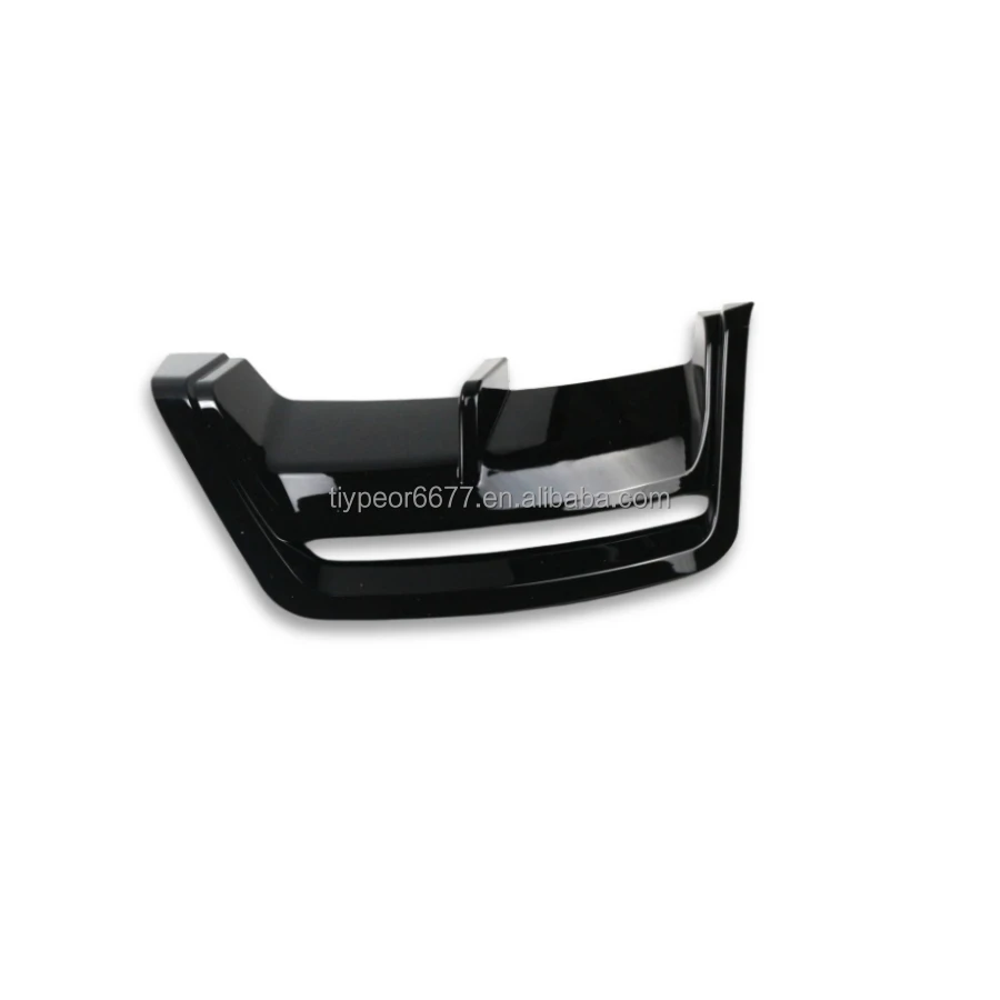 product tiypeor rear lower diffuser splitter glossy black rear bumper lip with brake light for bmw i3 2022 2023 3pcs-4