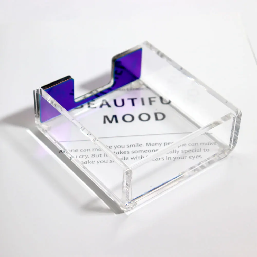 Канцелярские принадлежности для офисного стола клейкая бумага заметок акриловый держатель карт красочный