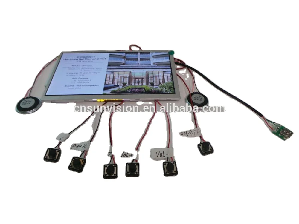 7inch video module