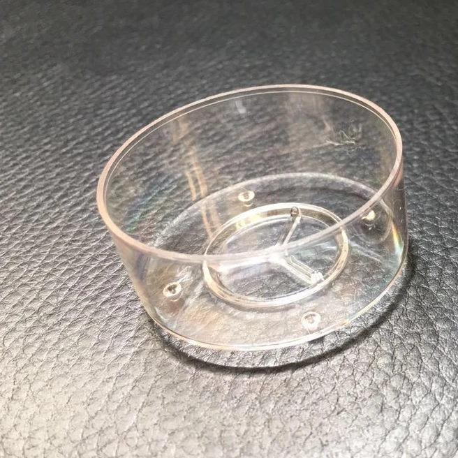 Высококачественные прозрачные и круглые пластиковые чашки для свечей