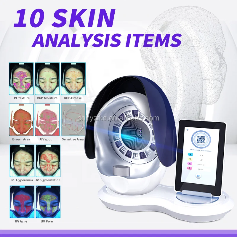 Portable 3D Skin Detection System Facial Skin Analyzer Scanner Tester Device Detector Face Analysis Machine