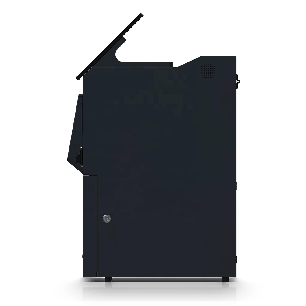 使用win Ecocash金融设备钞票回收器现金存款自动取款机账单存款机带打印机的自助订购亭