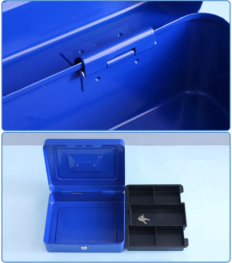 CEQSAFE China Wholesale Shop Security Petty Key Lock Cash Box Metal Safe for Money supplier