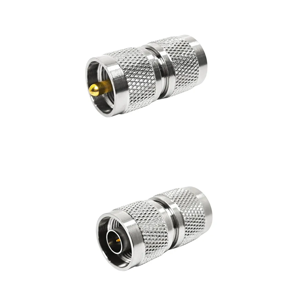 Factory Supply RF Coaxial Coax Adapter UHF PL259 Male Plug  to N Type Male Plug Adapter Converter