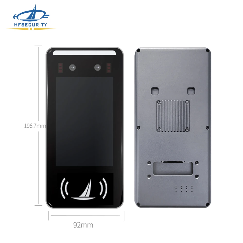 HFSecurity FR05 Biometric Ready Cloud Software Android NFC Fingerprint Device Face Recognition Attendance System for Office