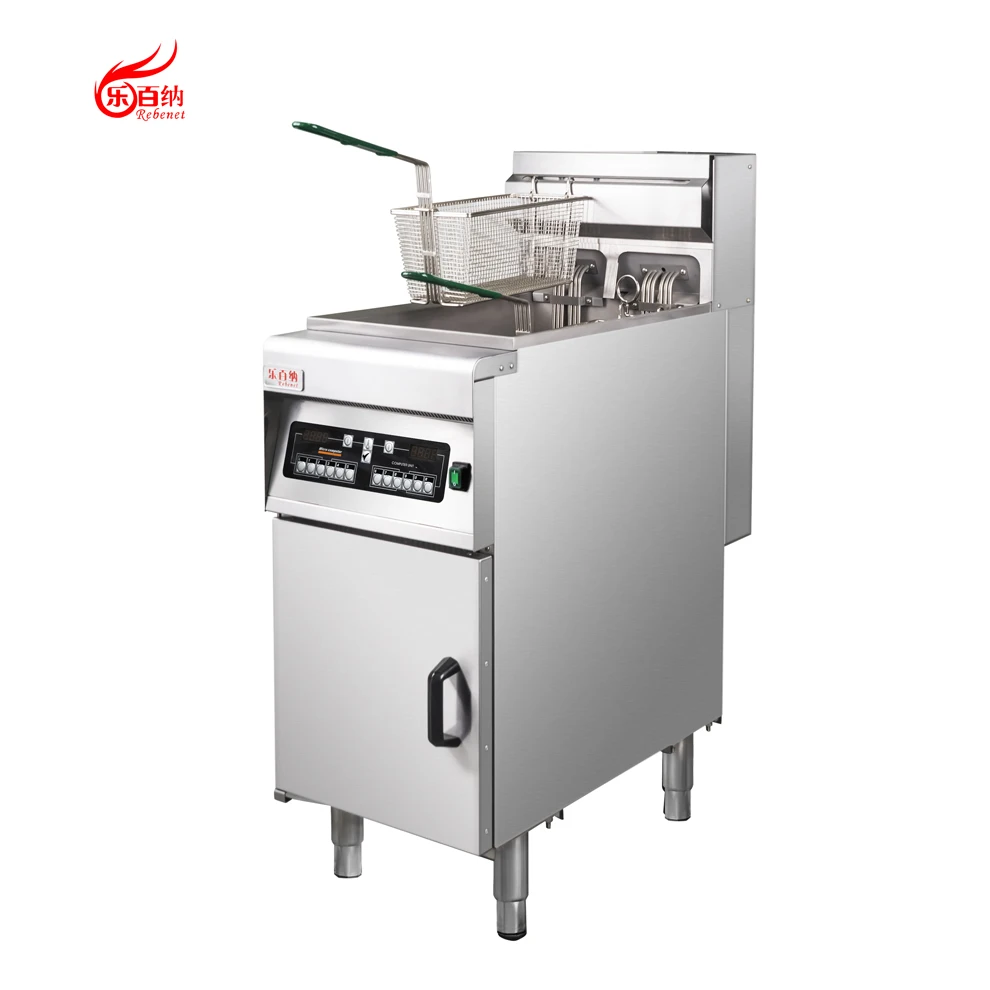 10L Table Top Single Tank Gas Chicken French Fries Chips Deep Fryer Commercial Machine Spare Parts Provided Restaurant Equipment