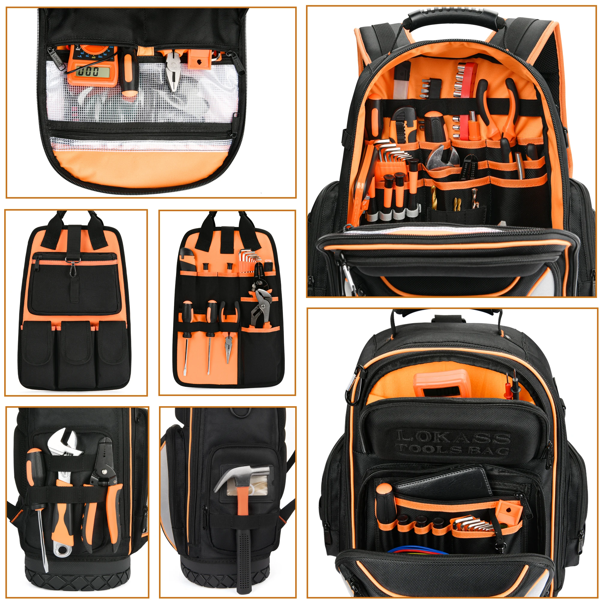 Wholesale Heavy Duty Fabric Industrial Car Tool Kit Set Tool Bag