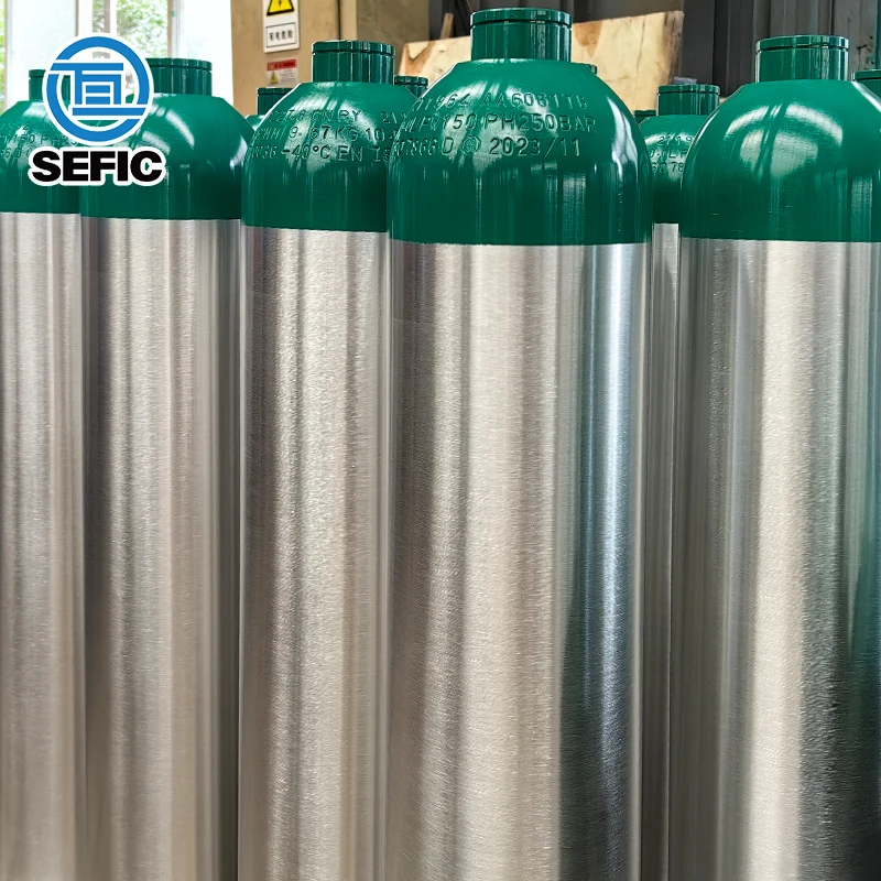 2.9 Liter 2.9l Portable Mobile Dot3al Oxygen Tank Medical Md Oxygen Cylinder Aluminum Empty Oxygen Cylinder for Sale