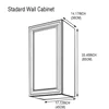 45*88*36 cm Single wall cabinet