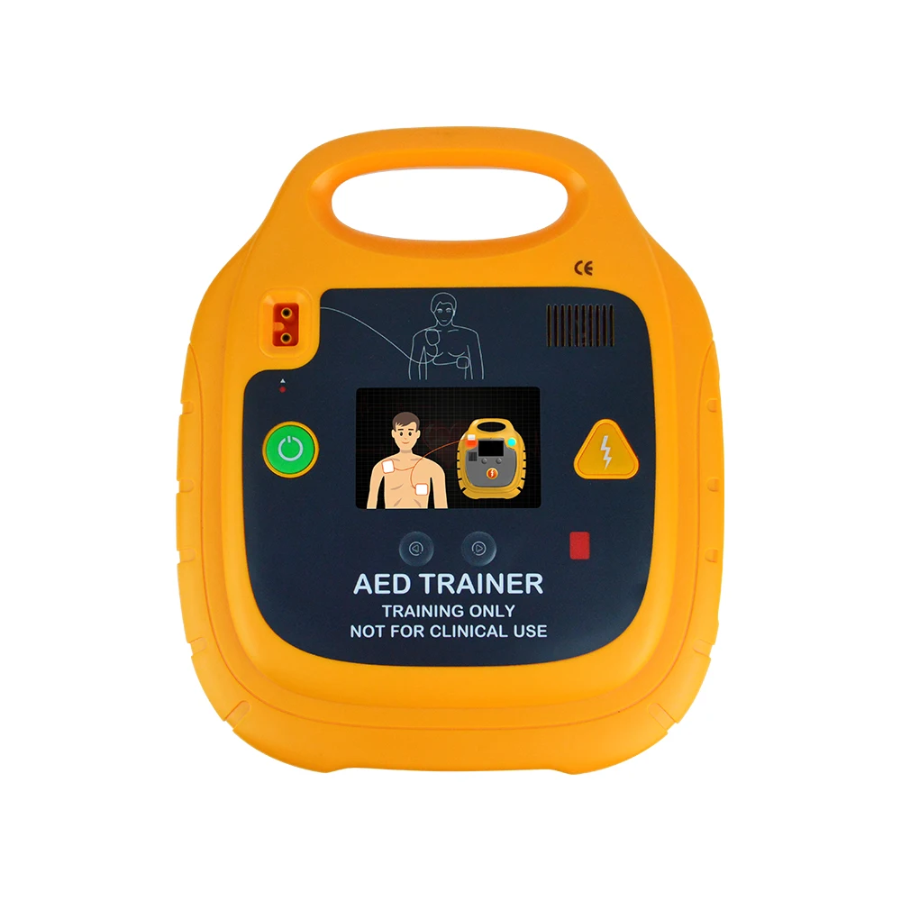 Portable CPR Training Learning Device Defibrillator AED Trainer