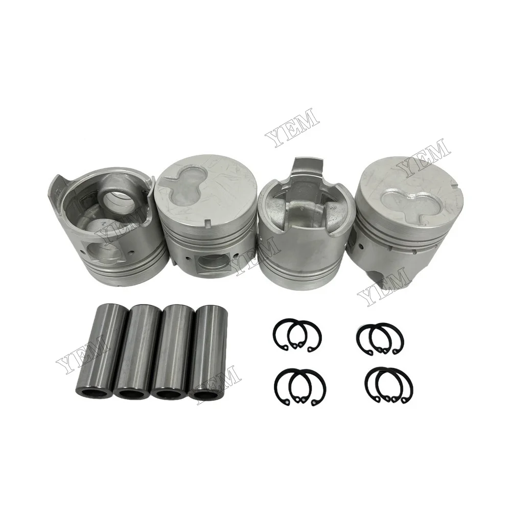 4FE1 Piston Kit Engine Parts Fits for Isuzu Engineering Machinery Part 4