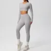 7104 long sleeve 7100 trousers suit-frost grey