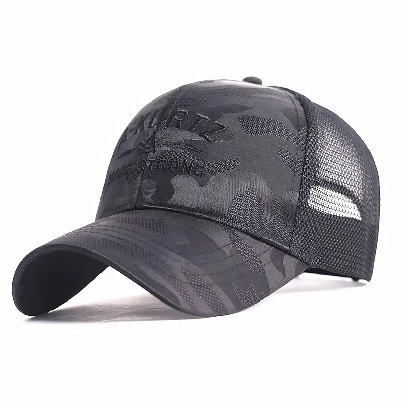 Wholesale Custom 6-panel Premium Mesh Trucker Caps For Men Fashionable ...