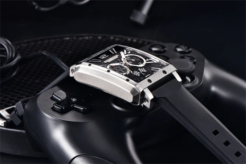 PAGANI DESIGN – nouvelles montres pour hommes, montre-bracelet carré Sport de plongée, étanche à 100M, montres à Quartz multifonctions
