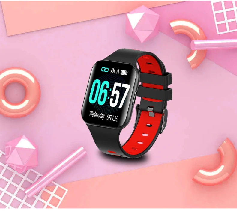 F30U Smartwatch 2022 Reloj Inteligentes Bracelet 1.55 Inch Display with Silicone Two Color Strap Heart Rate Sport Smart Watch(21).jpg