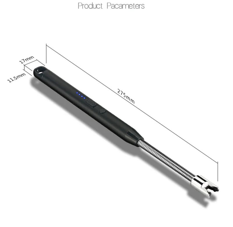 Lebexy Accendino Elettrico Ad Arco Al Plasma - Ricaricabile USB Con Collo Flessibile, Impermeabile Al Vento, Per Candele E Barbecue