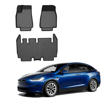 High Quality TPE Material Front Rear Car Mats for Tesla Model X Tpe Car Mats Car Accessories Floor Mat