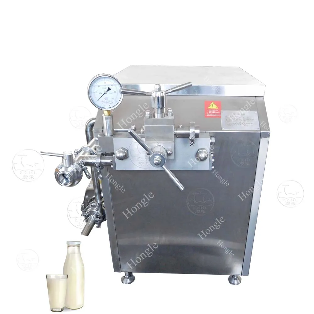 homogénéisateur à haute pression 500LPH/1000LPH/2000LPH/3000LPH pour jus/lait/yogourt