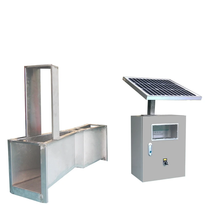 Solar Power Ultrasonic Open Channel Flow Meter