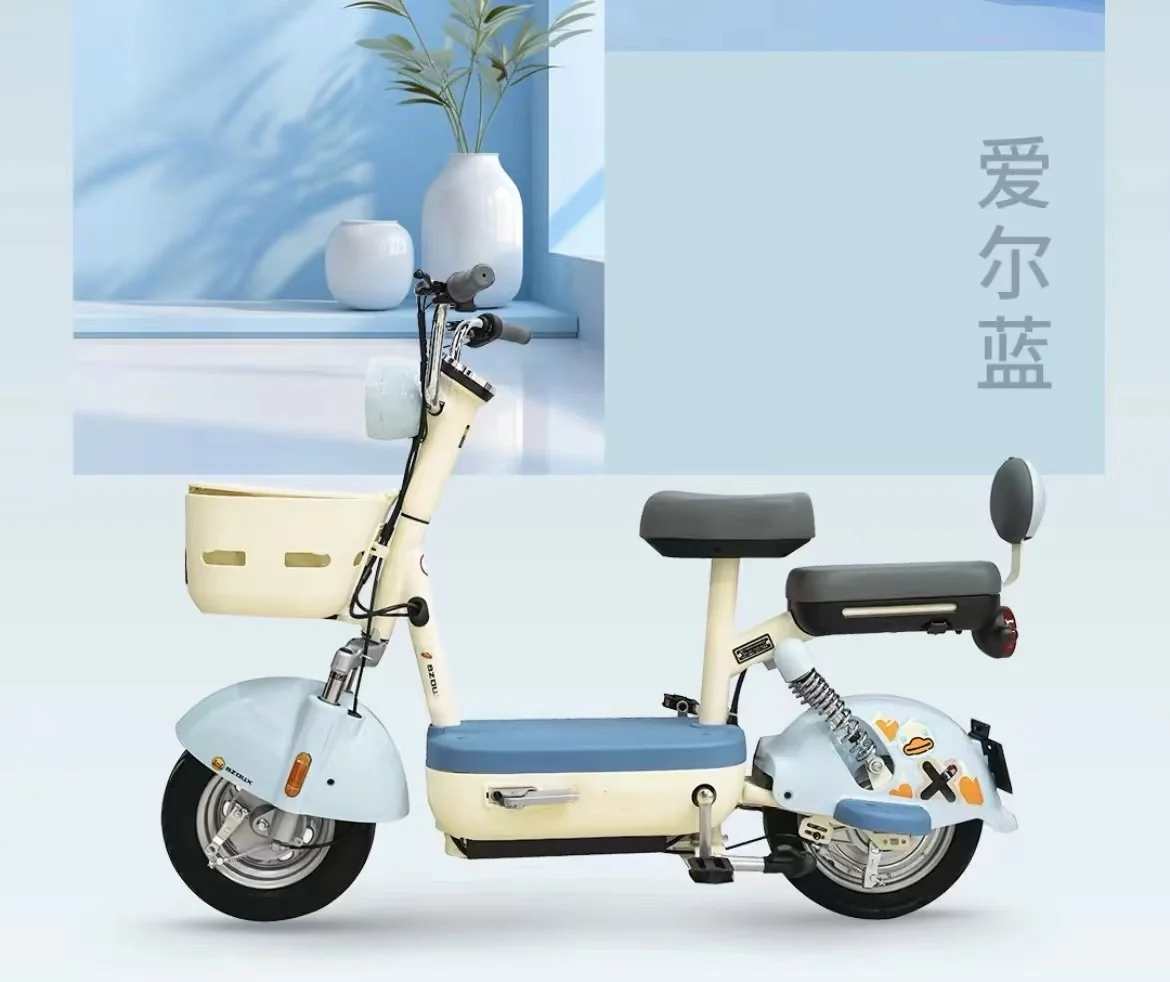 Electric City Bike - 2 Wheel Adult Coco Bike with 48V Li-Ion