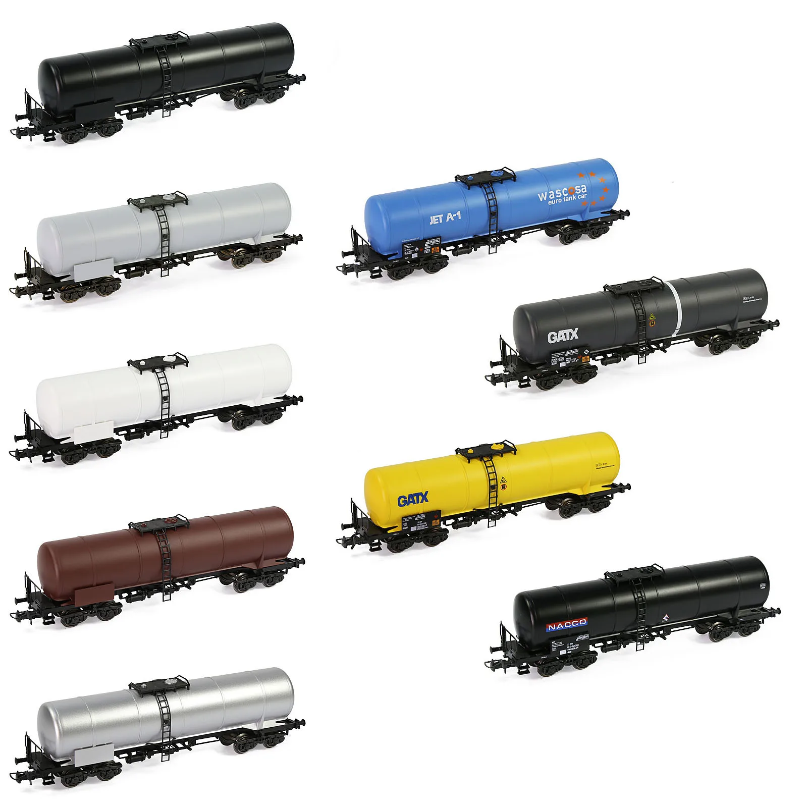 C8768 1 Unit Train Tank Wagon Model Trains HO Scale 1:87 Oil Tank Car