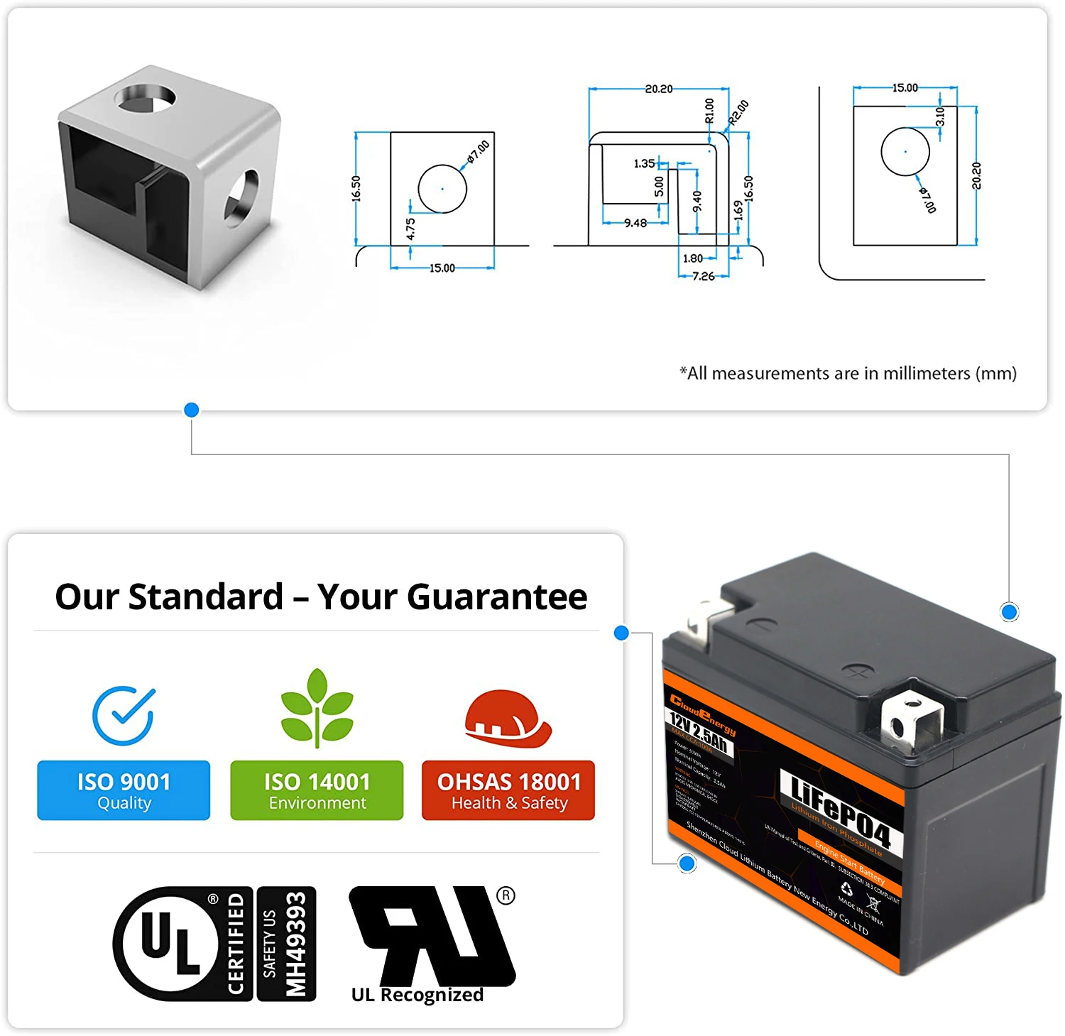 Прямая продажа с фабрики 12,8 v 2.5Ah 4Ah 5ah 7.5ah 10ah мотоцикла литиевая батарея moto стартер 12V старт мотоцикл запускная батарея