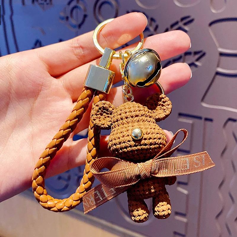 Hot Michael Kors 3D Bear Charm Keychain