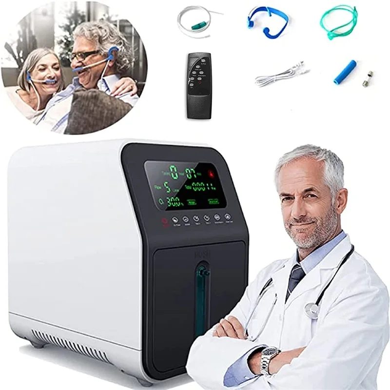Home medical equipment 1-7L portable oxygen concentrator with touch screen  3102470