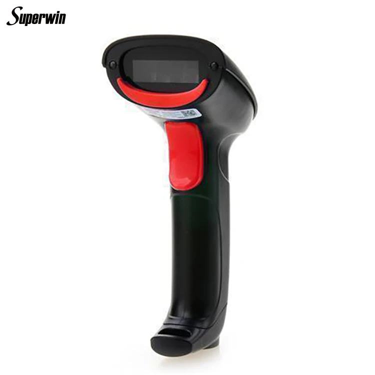 Portable Wireless BT Barcode Scanner Rechargeable 1D and 2D Scan Gun  Escaner for Inventory Management