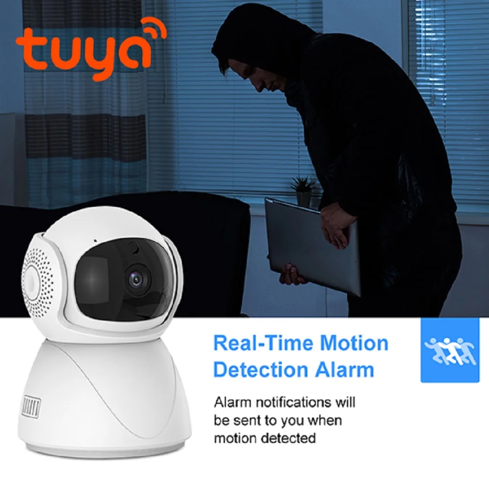 TUYA Smart APP Remote Control HD 1080P Wireless CCTV Pan Tilt IP Cameras Wifi Security PT Camera